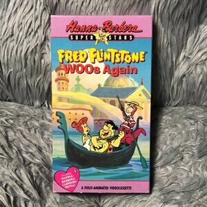 Fred Flintstone Woos Again VHS Video Hanna-Barbera Cartoon 1989